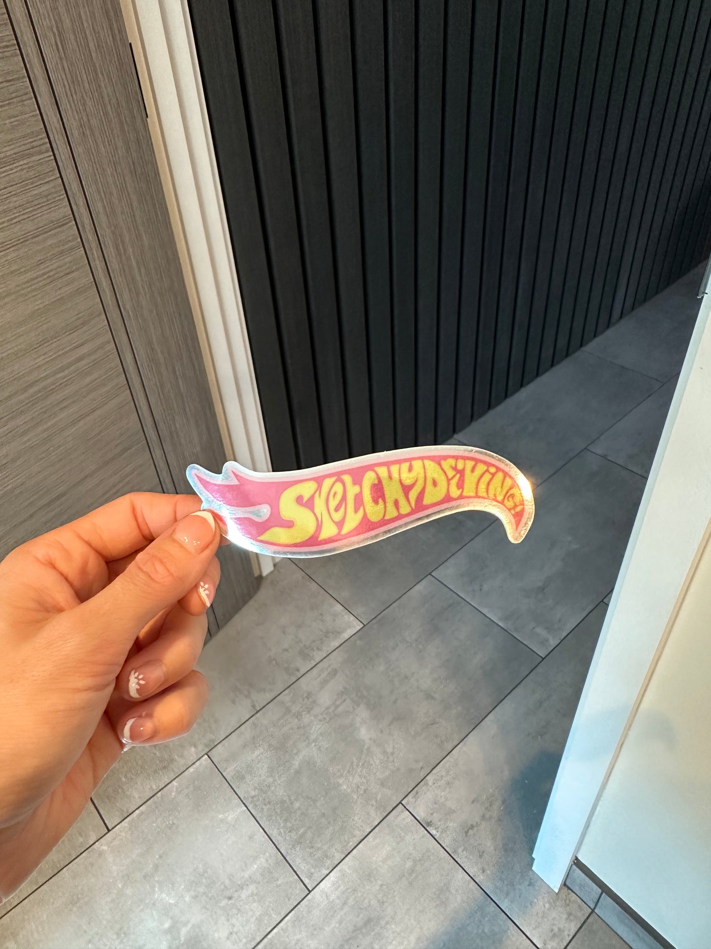 💖 Mirror Sketchy Driving Sticker💖