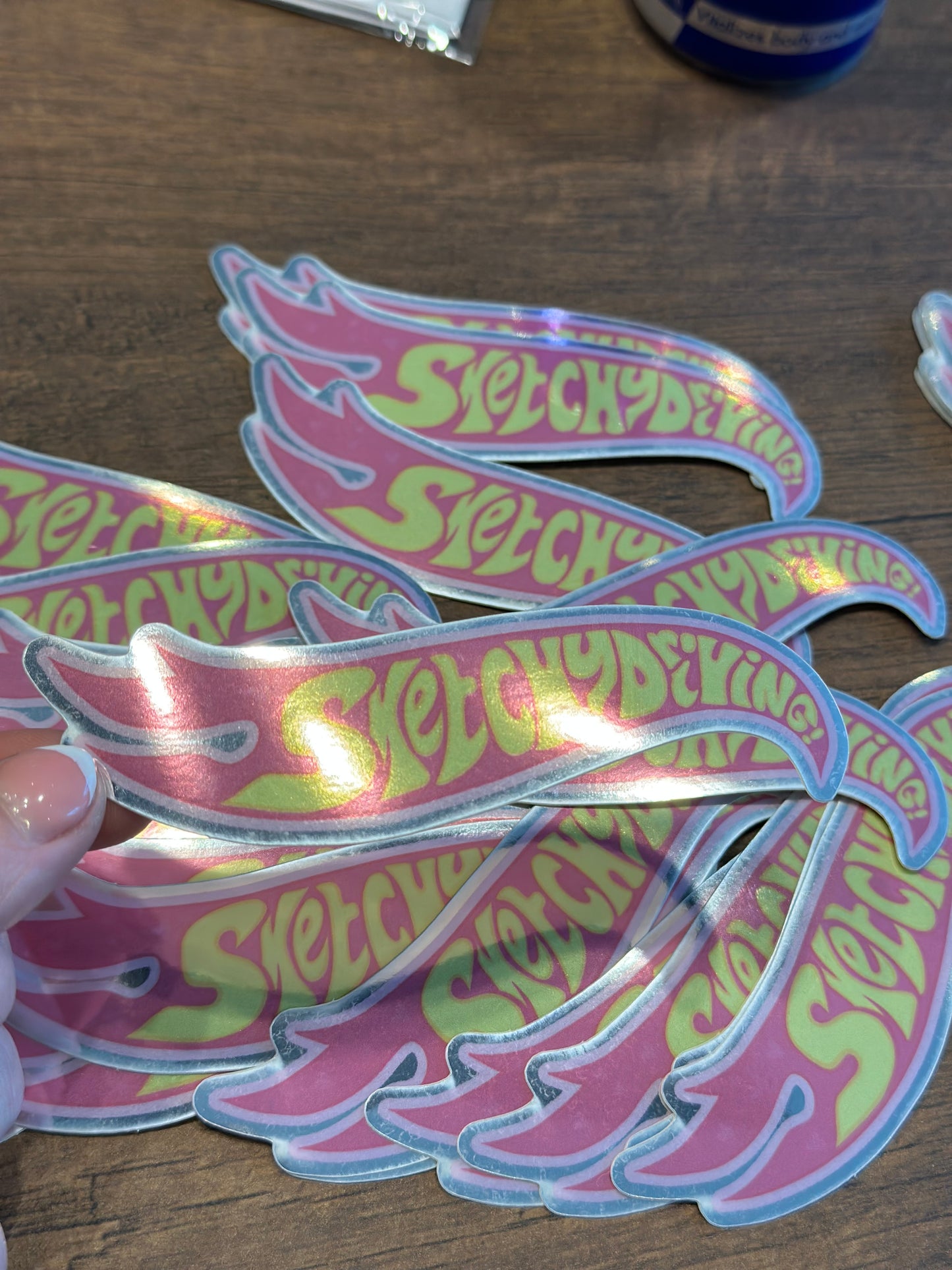 💖 Mirror Sketchy Driving Sticker💖