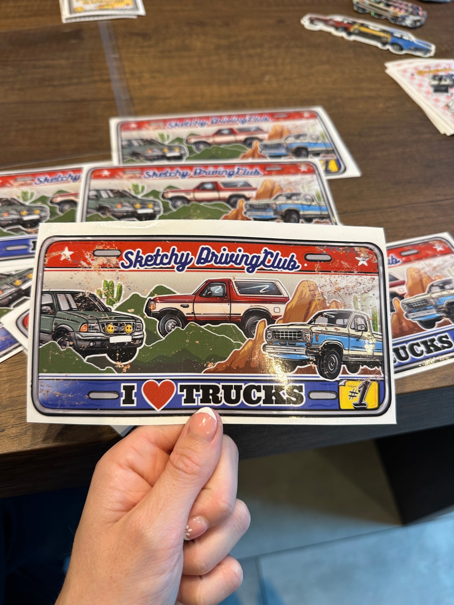 ⭐️ I ❤️ TRUCKS Sticker ⭐️