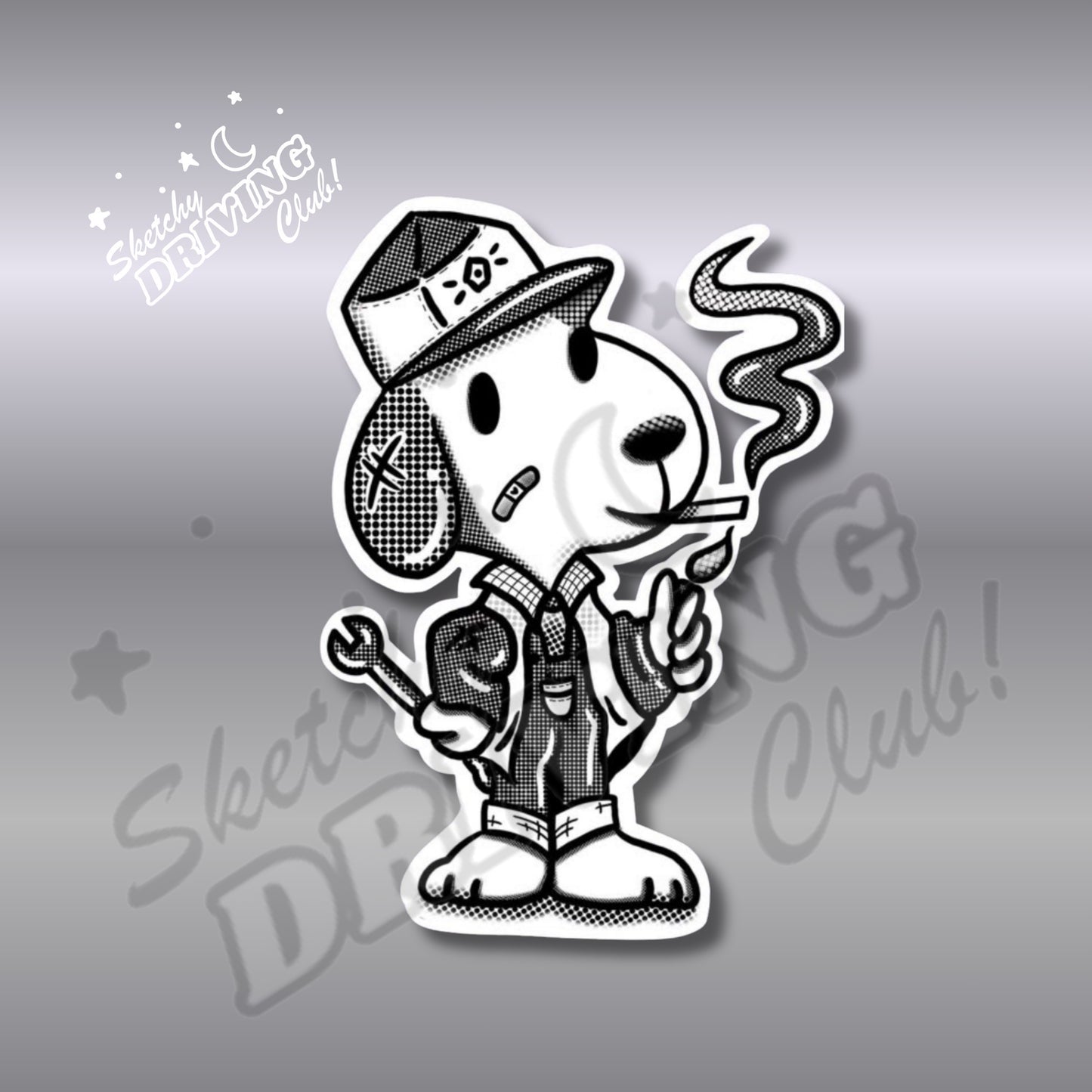 ✨Smokin Mechanic Snoop sticker✨