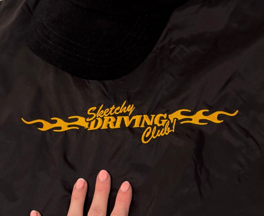 Sketchy Driving Windbreaker !