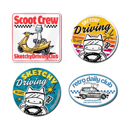 RETRO sticker bundle!