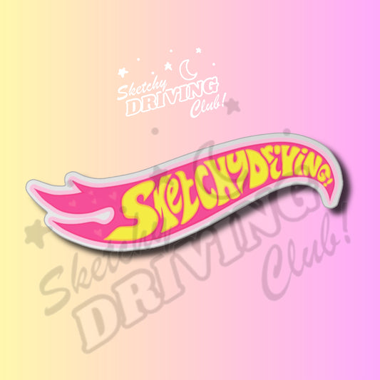 💖 Mirror Sketchy Driving Sticker💖