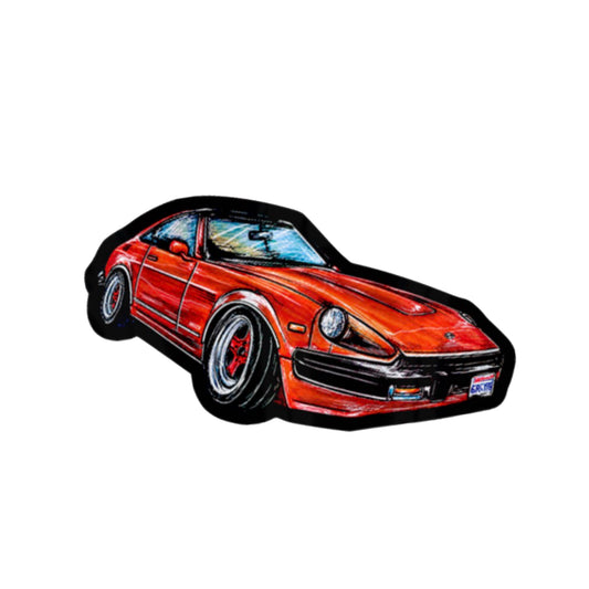 Large glitter datsun sticker