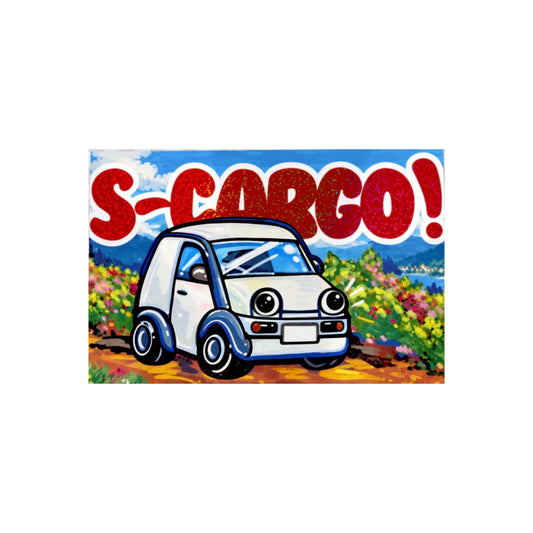 S-CARGO Glitter sticker !