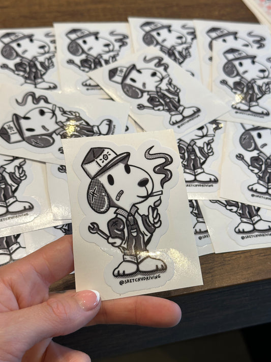✨Smokin Mechanic Snoop sticker✨