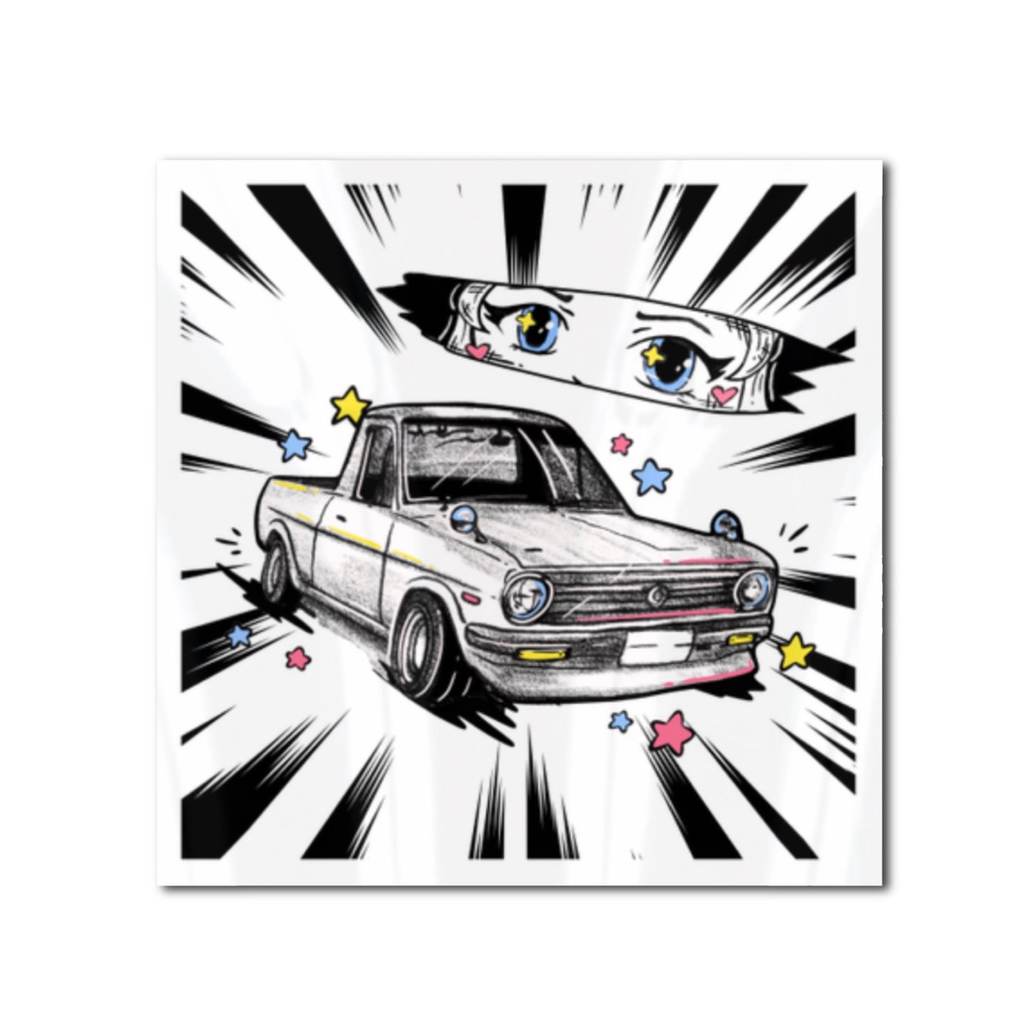 Manga Lil Pickup Decal