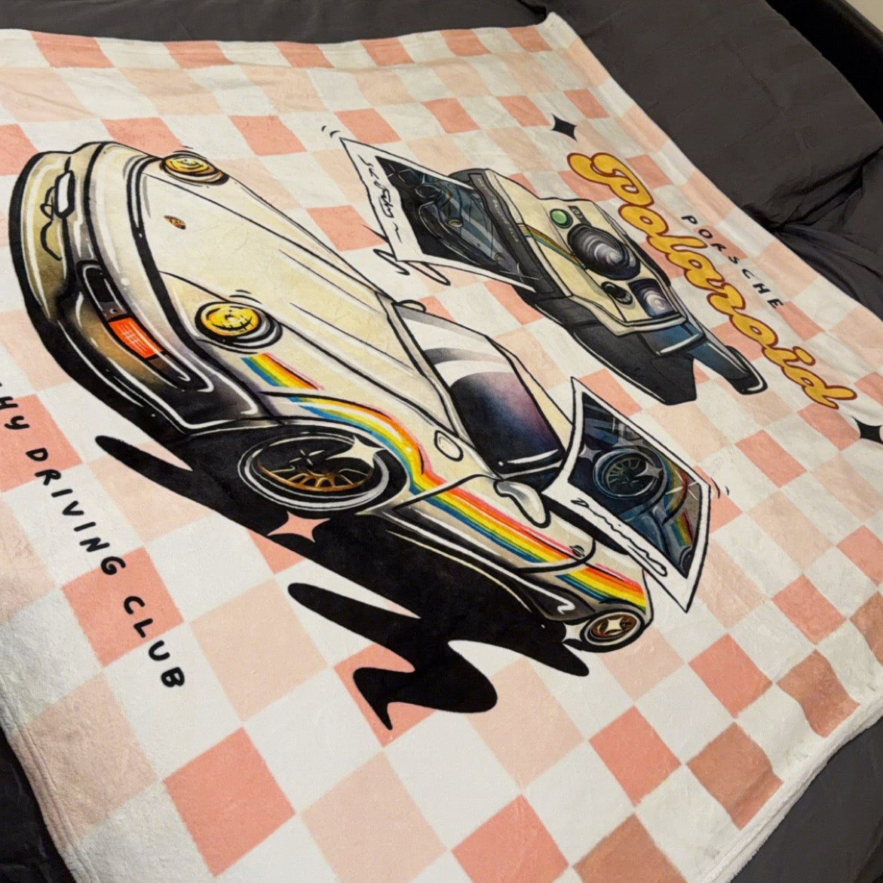Porsche Throw Blanket