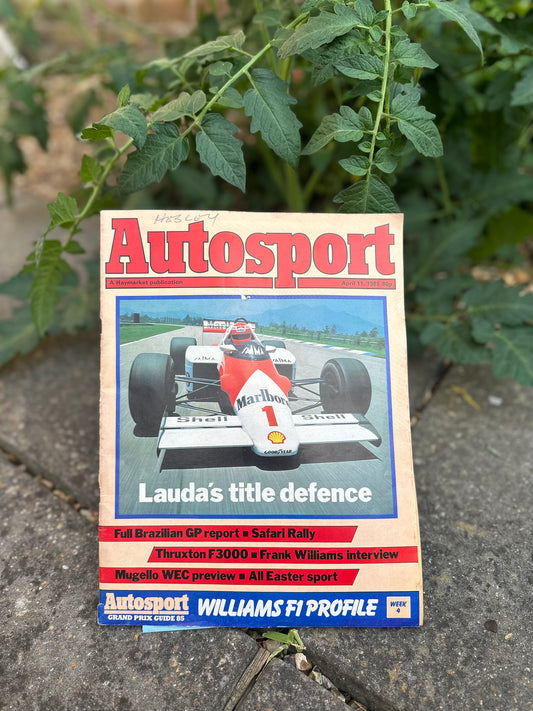 1985 AUTOSPORT MAG