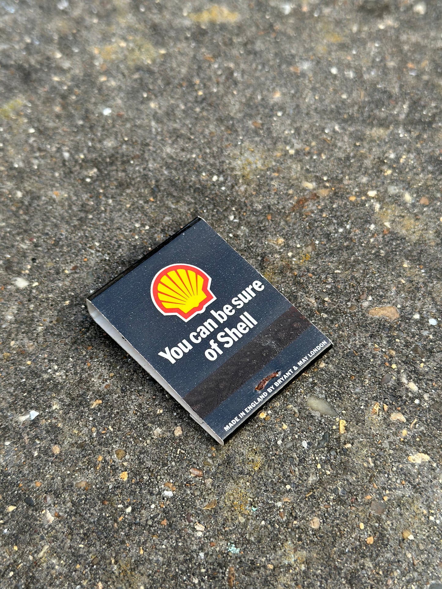 SHELL vintage matches