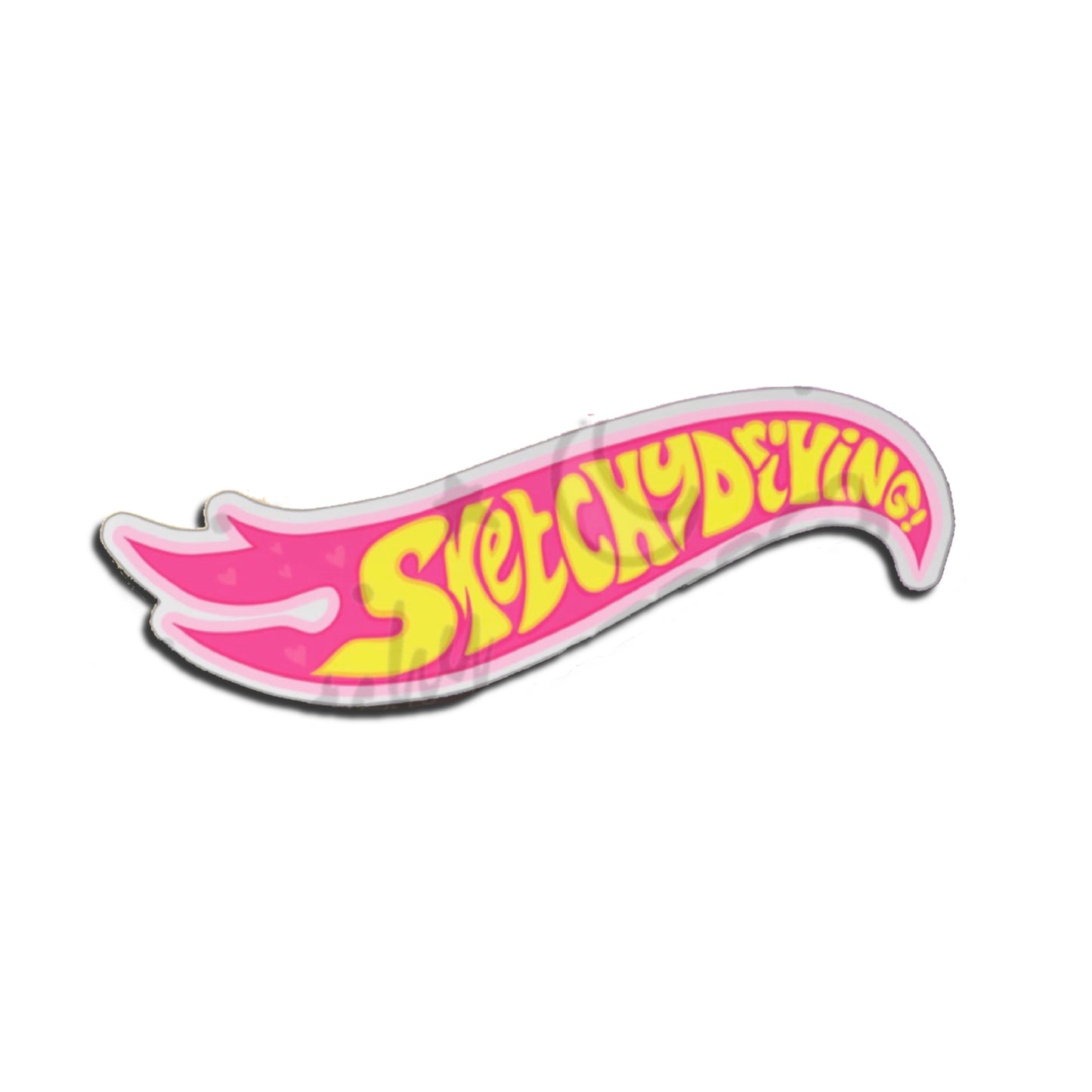 💖 Mirror Sketchy Driving Sticker💖