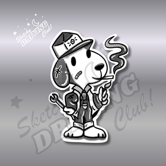 ✨Smokin Mechanic Snoop sticker✨