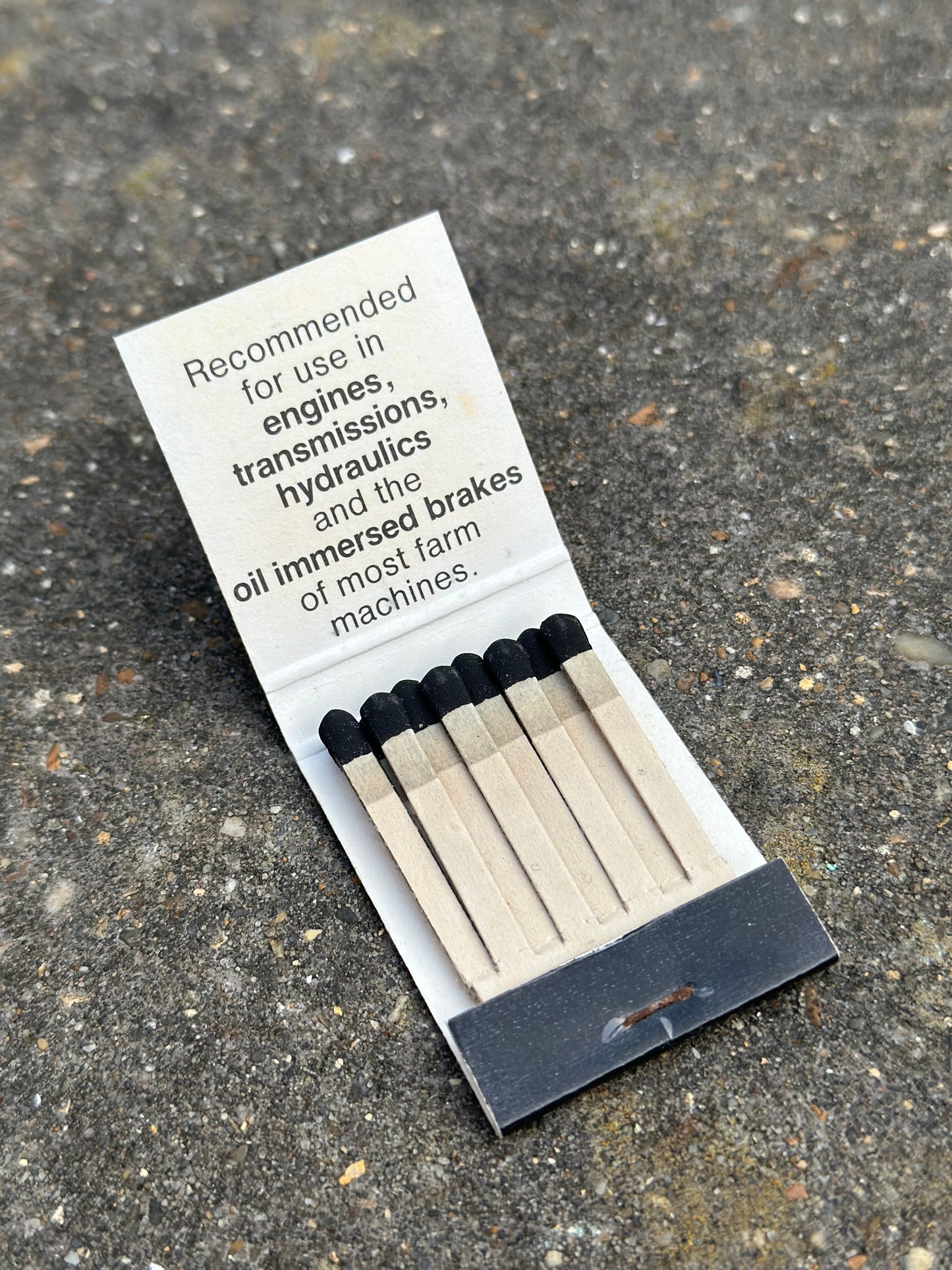 SHELL vintage matches