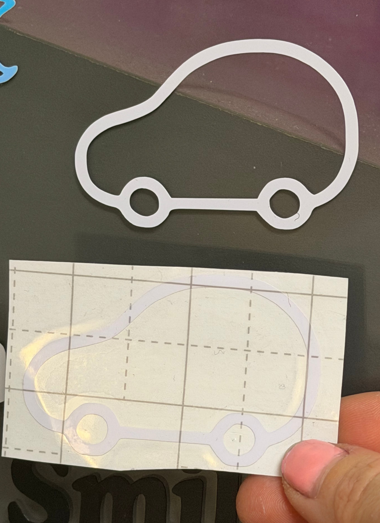 Nissan Micra White Decal!