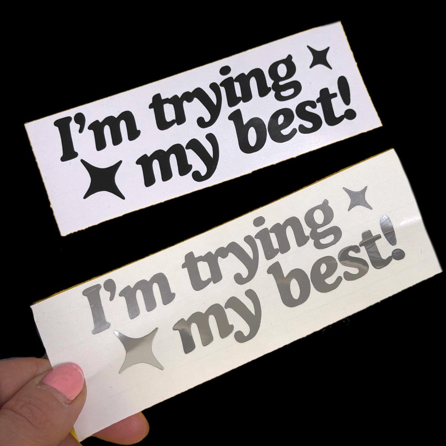 I’m trying my best! Decal