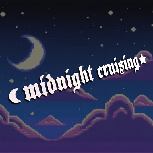 🌙 Midnight Cruising Decal