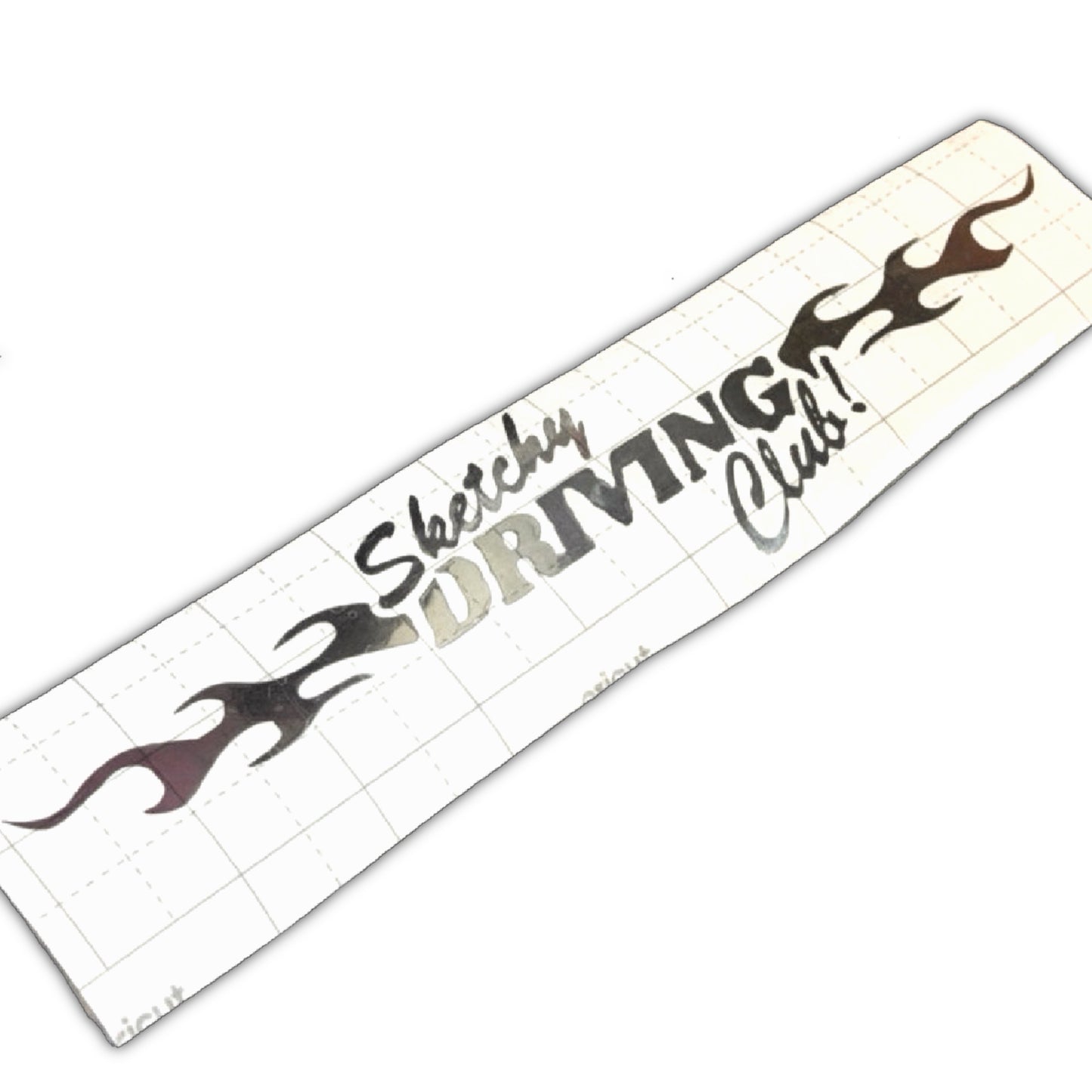 Chrome Logo Sticker 🔥